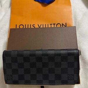 Louis Vuitton Dark Checkered Wallet